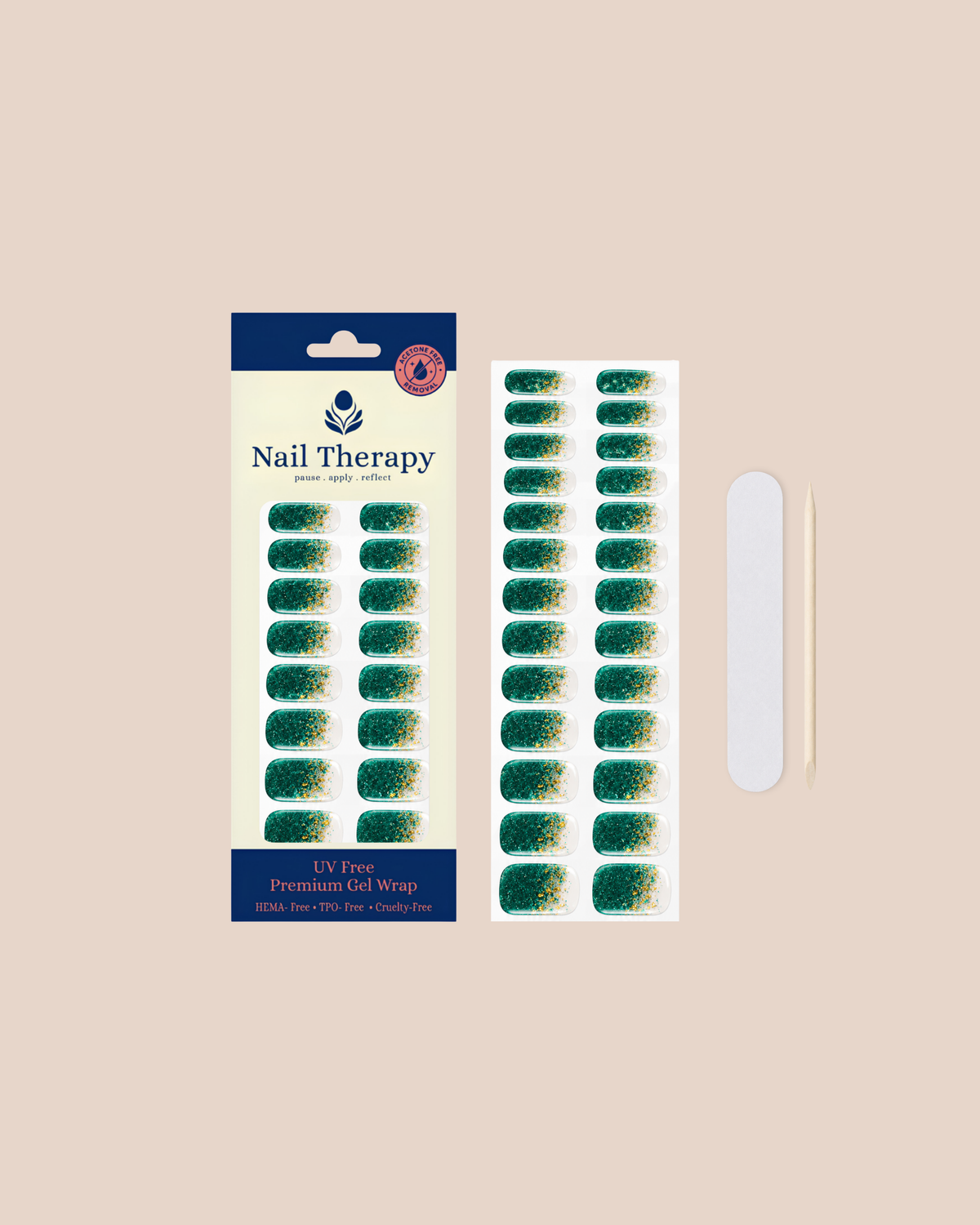 Emerald Glitter Dip - BSA-0242