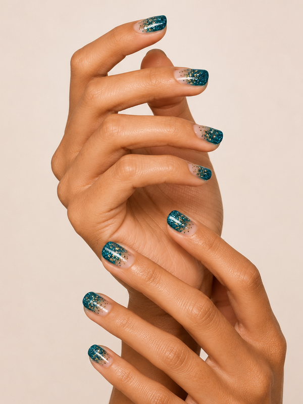 Emerald Glitter Dip